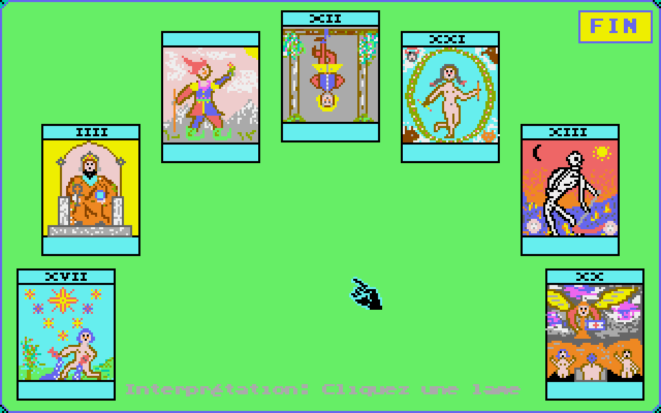 Tarot (Le) atari screenshot